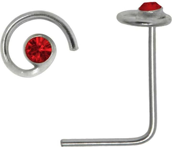 Produktbild Bijouteria Nasenpiercing (Kristall, Silber 925)