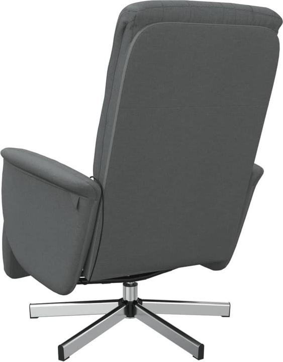 Produktbild VidaXL Massagesessel mit Fussteil Dunkelgrau Stoff,Farbe