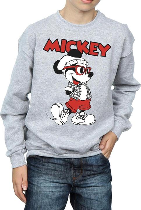 Actual product image Disney Boys Mickey Mouse Hipster Sweatshirt (116)