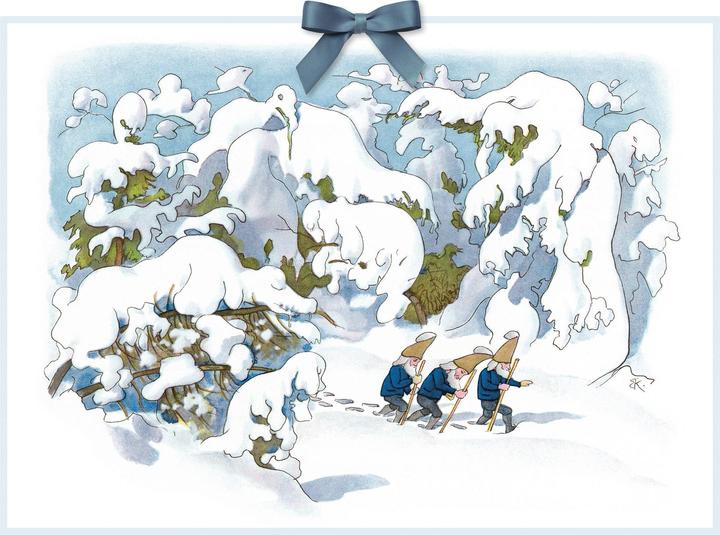 Image du produit Calendrier de l'Avent des nains dans la neige