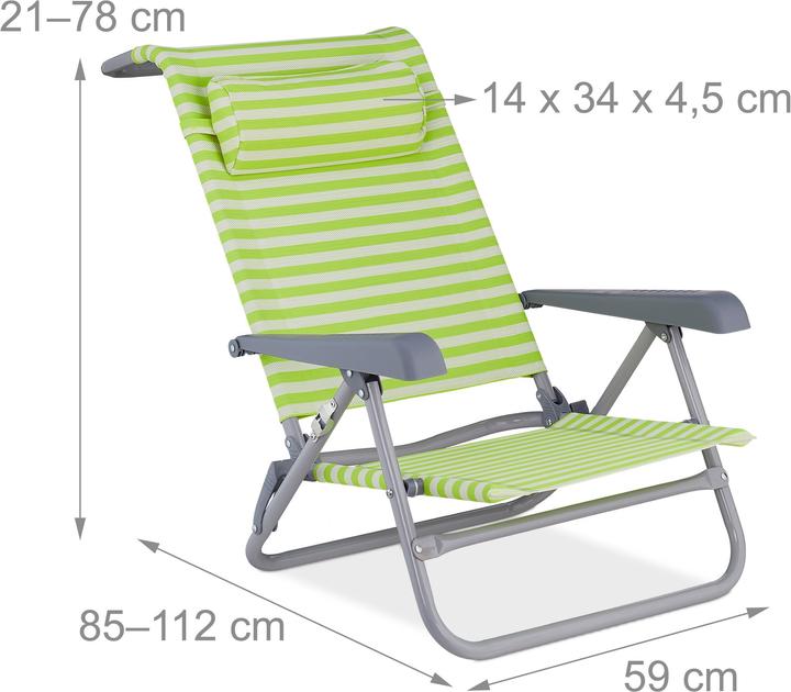 Produktbild Relaxdays Relaxstuhl (85 cm)
