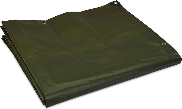 Produktbild Relaxdays Abdeckplane 200g/m² grün (500 x 600 x 0.1 cm)