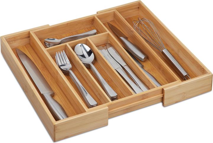 Actual product image Relaxdays Mesh Cutlery Tray L