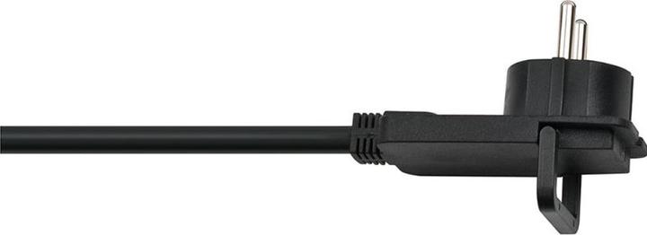 Image du produit Brennenstuhl Rallonge courte avec connecteur plat coudé 10m H05VVV-F3G1.5 noir (10 m, 2 pôles)