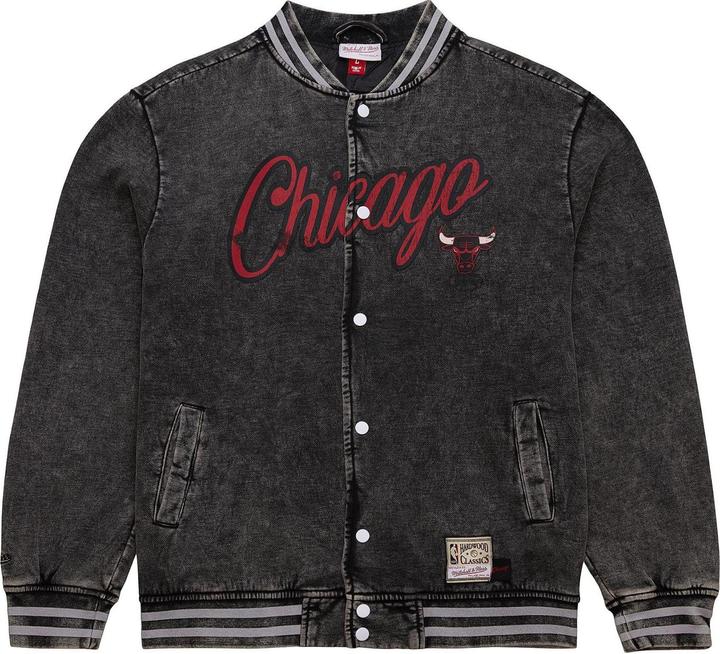 Actual product image Mitchell & Ness M&N Oversized Varsity College Veste - NBA Chicago Bulls (XL)