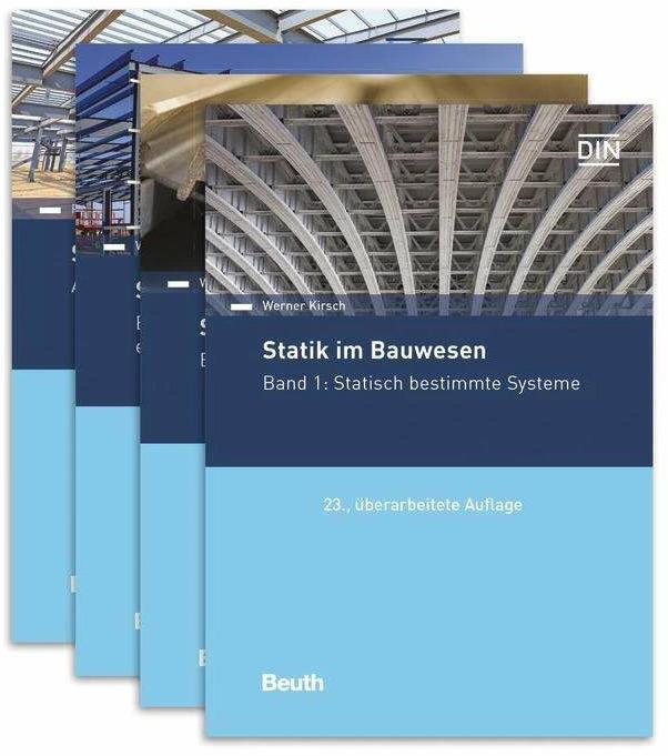 Produktbild Statik im Bauwesen komplett - 4 Bände (Deutsch, Werner Kirsch, Paul Spitzer, Eric Scholz, DIN e.V., 2019)