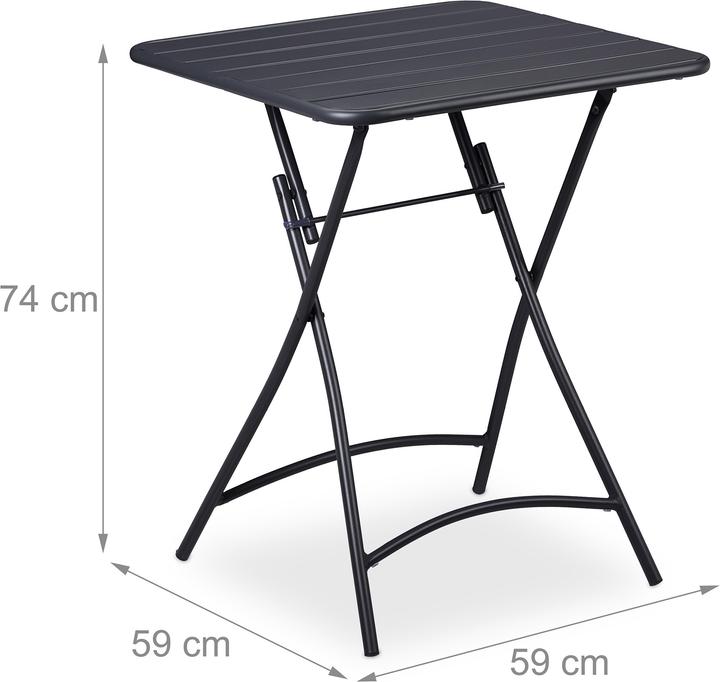 Image du produit Relaxdays Table de balcon (59 cm)