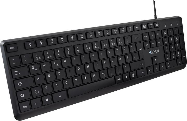 Actual product image V7 USB Pro Keyboard Mouse En (DE, Cable)