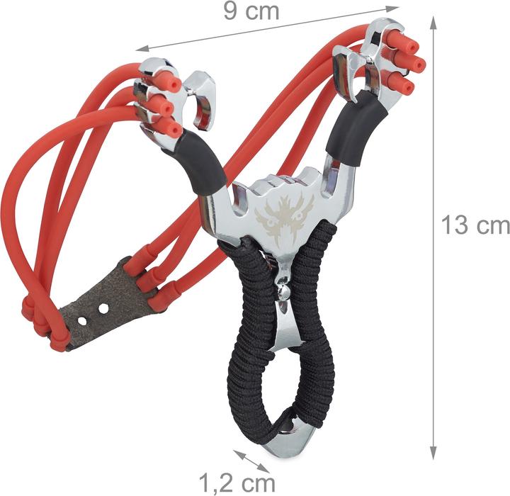 Actual product image Relaxdays Steinschleuder