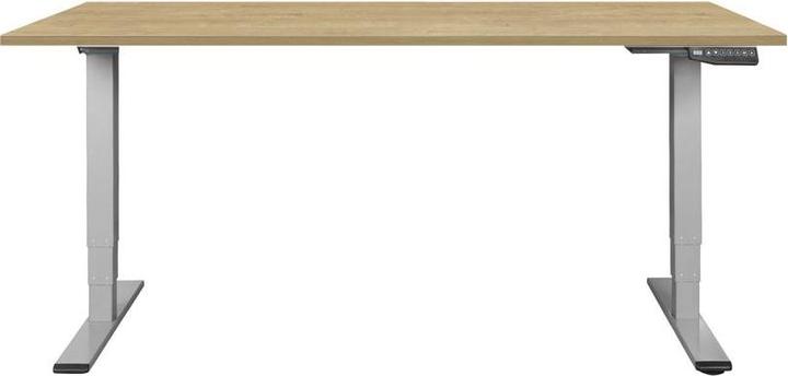 Immagine prodotto Contini Scrivania da ufficio regolabile in altezza 1,6x0,8m rovere / struttura grigio RAL 7045