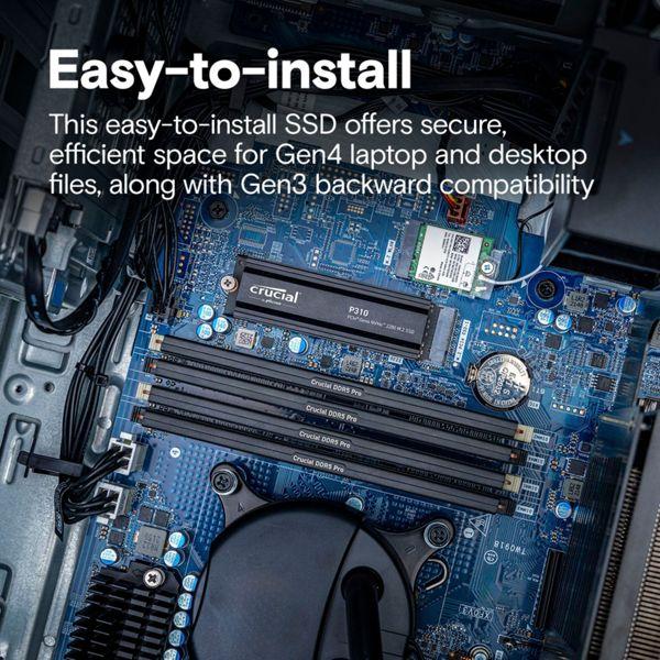 Image du produit Crucial P310 mit Heatsink (1000 Go, M.2 2280)