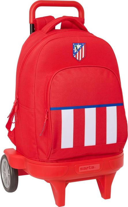 Atletico Madrid FC Schulrucksack mit Rädern Atlético Madrid Rot 33 x 45 x 22 cm