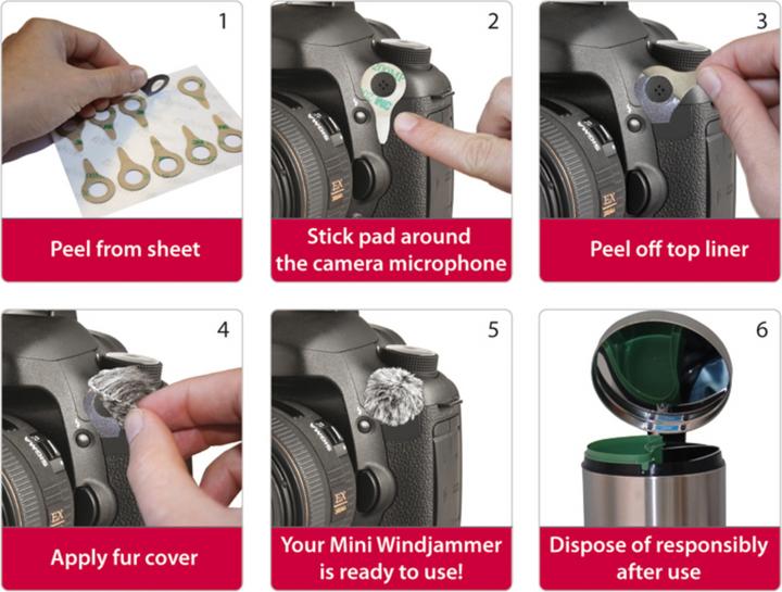 Actual product image Rycote Micro Windjammer -30 uses (Skins)