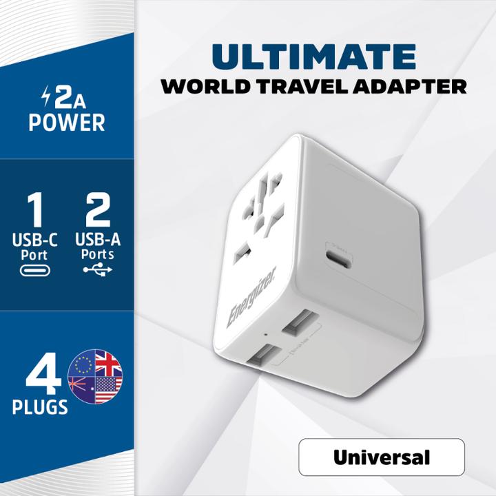 Actual product image Energizer AV Ultimate Adapter - EU travel adapter
