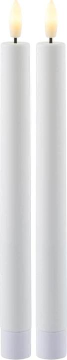 Sirius LED Kaarsenset Sille, 2 cm x 250 mm, Wit, Oplaadbaar (2 x)