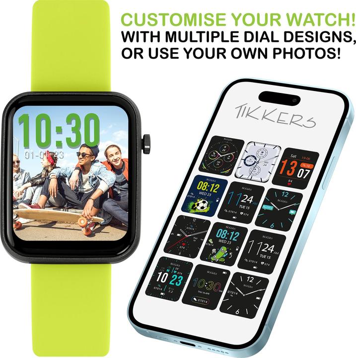 Actual product image Tikkers Smart Watch Series 13 Silicone Strap