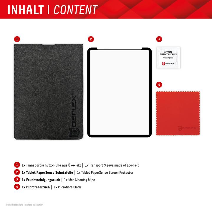 Actual product image Displex Tablet Papersense, iPad Paper Feeling Schutzfolie (1 Piece, iPad Pro 11 2020 (2. Gen), iPad Pro 11 2022 (4th Gen), iPad Pro 11 2018 (1. Gen), iPad Pro 11 2021 (3rd Gen), iPad Air 2020 (4. Gen), iPad Air 2022 (5th Gen))