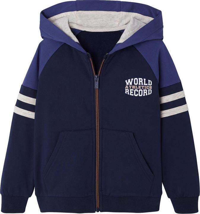 Produktbild Vertbaudet Jungen Sportjacke mit Kapuze und Reissverschluss (128)