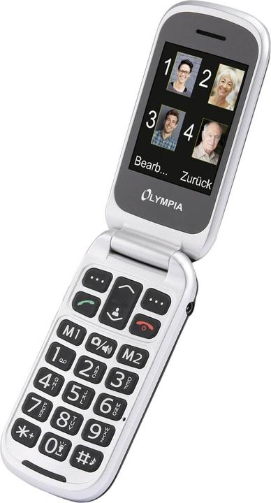 Actual product image Olympia Mobile phone Janus black with extra-large keys (2.40", 2G)