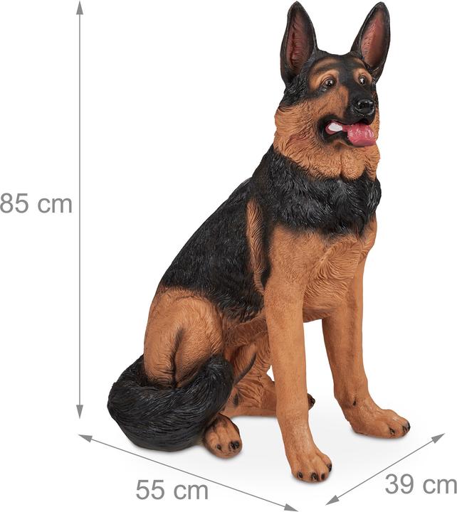 Produktbild Relaxdays Schäferhund Figur