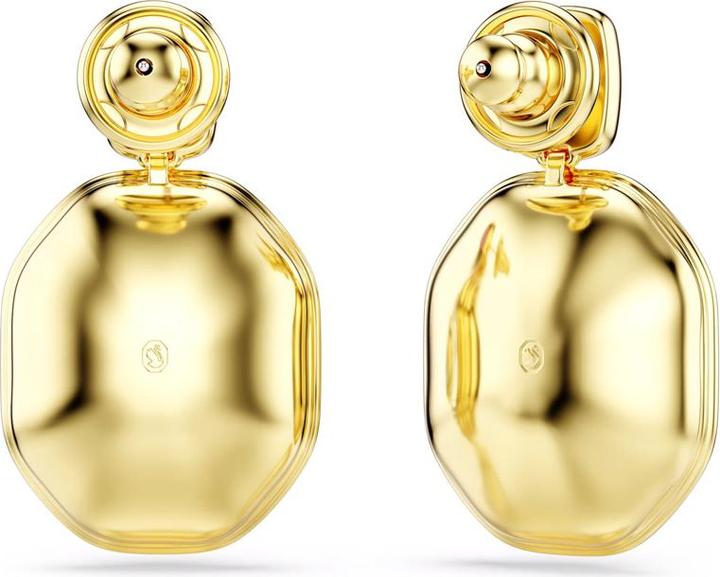 Image du produit Swarovski Chroma Drop Ohrhänger Asymmetrisches Design Oktagon Schliff Mehrfarbig Gold (Métal Swarovski)