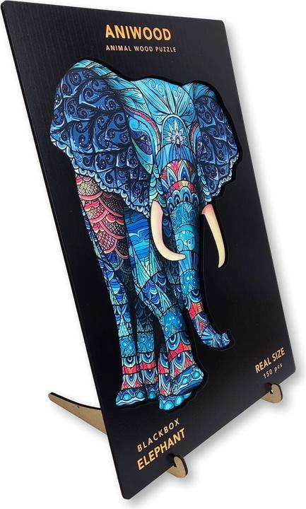 Produktbild Aniwood Puzzle Motiv Elefant (M) (150 Teile)