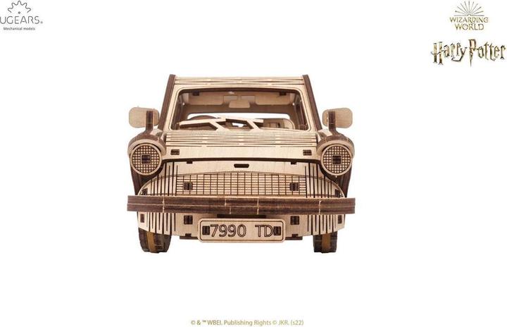 Actual product image Ugears Flying Ford Anglia