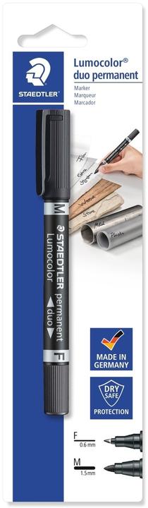 Image du produit Staedtler LUMOCOLOR - Stylo pour film plastique (Noir, 1.50 mm, 1 x)