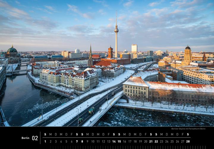 Produktbild Berlin Premiumkalender 2026 (50 x 35 cm, Harter Einband, Deutsch)