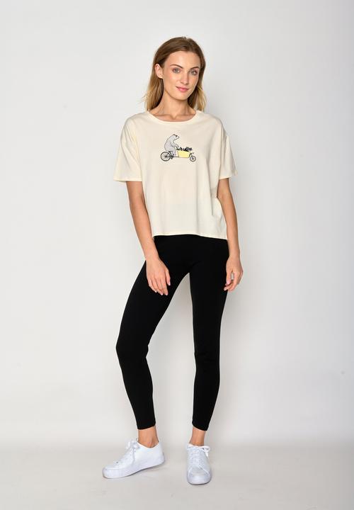 Produktbild Greenbomb Women's Bike Cargo Raccoon Feel T-Shirt (XL)