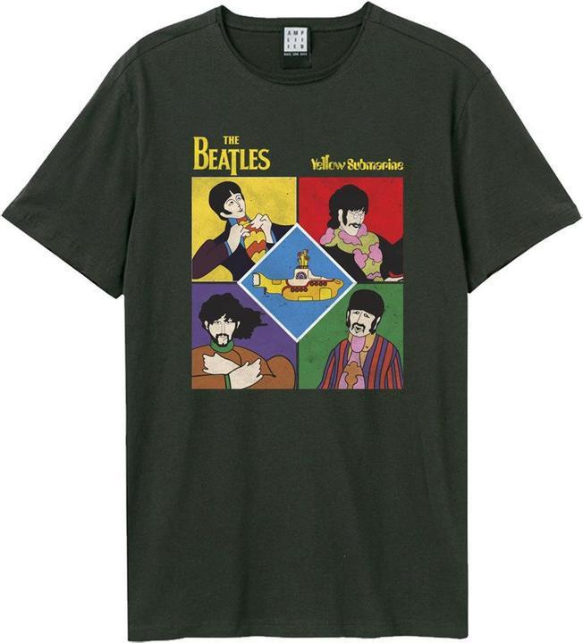 Immagine prodotto Amplified Yellow Submarine Shapes Maglietta The Beatles Adulto Unisex (3XL)