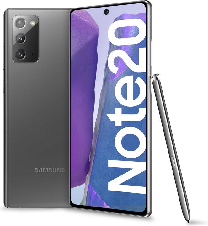 Samsung Galaxy Note 20 EU (256 GB, Mystic Grey, 6.70", Dual SIM, 12 Mpx, 4G)