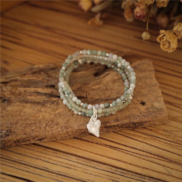 Produktbild Andreani Armband mit echter natürlicher Jade (8 cm, Steine)