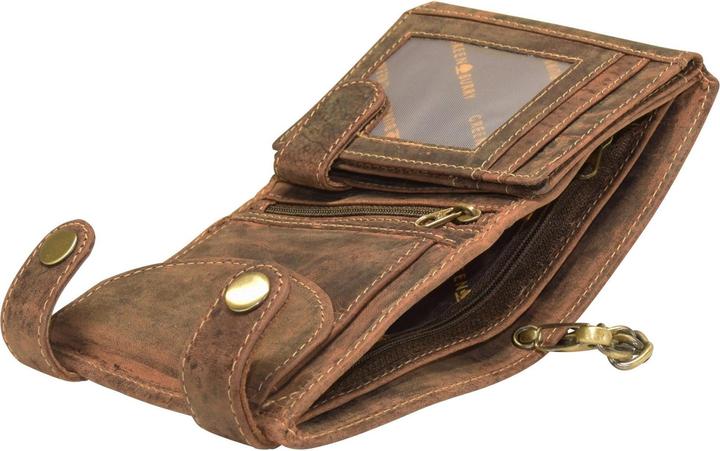 Produktbild Greenburry Vintage Indian Geldbörse Leder 10 cm