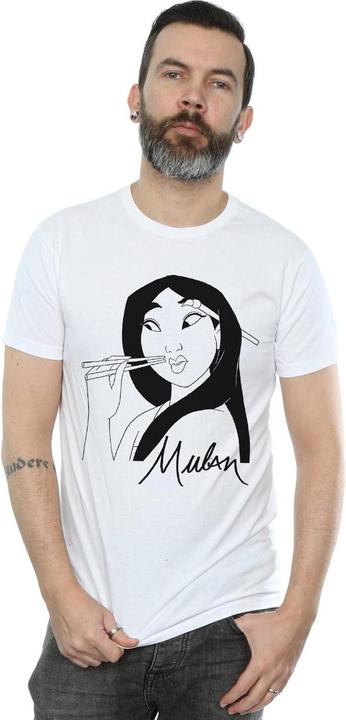 Actual product image Disney Mens Mulan Chopsticks T-Shirt (3XL)
