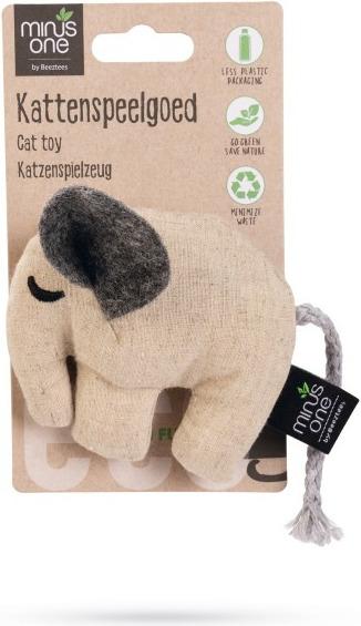 Produktbild Beeztees Minus One Katzenspielzeug Elefant (Katzenminzespielzeug)