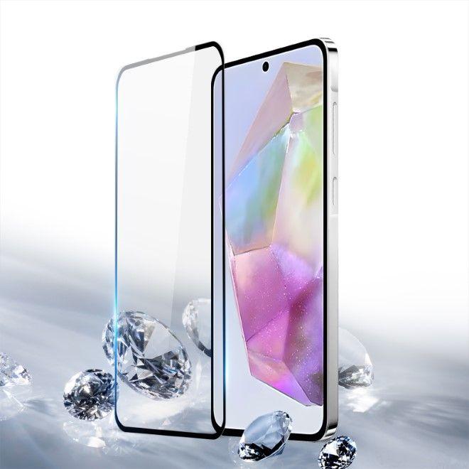 Actual product image Dux Ducis - Tempered Glass - Samsung Galaxy A36 5G / A56 5G - Black (1 Piece, Samsung Galaxy A56, Samsung Galaxy A36)