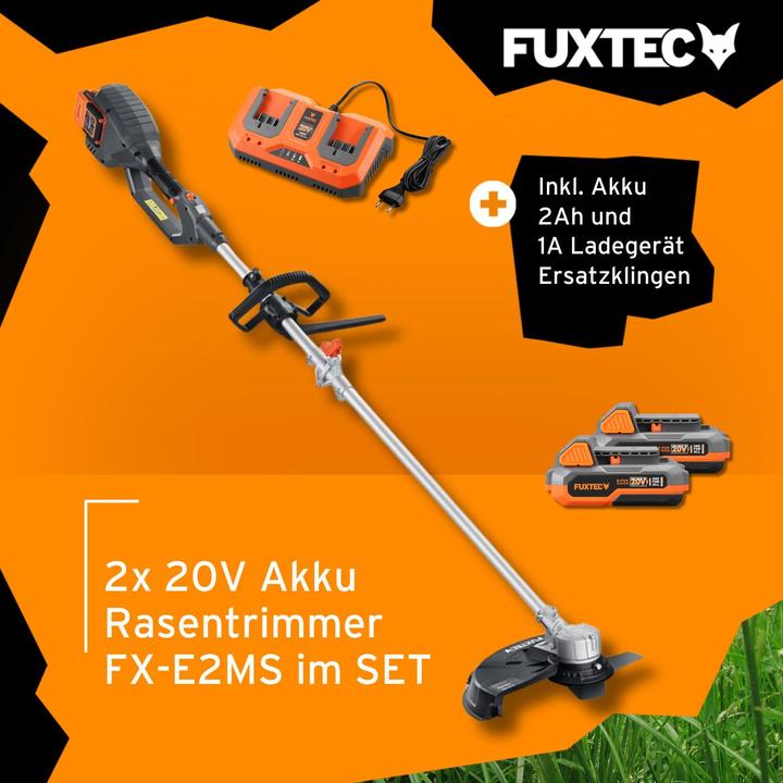 Image du produit Fuxtec FX-E2MS-SET (Couteaux en plastique, Fils coupe-herbe)