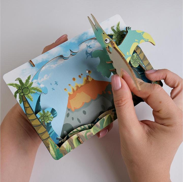 Image du produit Escape Welt Ptérodactyle - modèle 3D en bois (14 pièces)