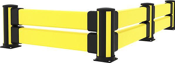 Image du produit kaiserkraft Barrière de protection, à insérer, hauteur 2270 mm, longueur 2500 mm.