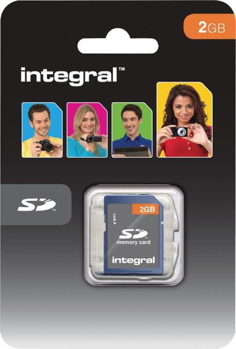 Image du produit Integral Memory Carte SD (2 Go, SD)