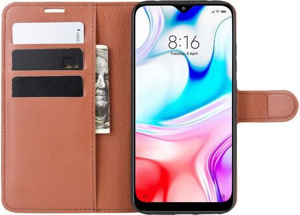 Actual product image MU Classic Litchi Leather Bookcover Series (Xiaomi Redmi 8)