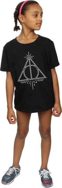 Immagine prodotto Deathly Hallows Symbol Maglietta Ragazze (152, 158)