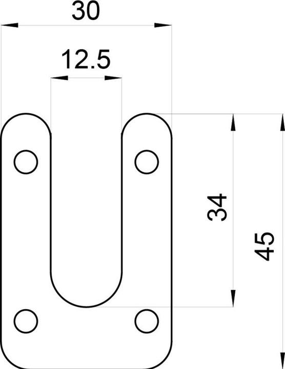Actual product image OK-Line Plaques de distance INOX (1 pcs.)