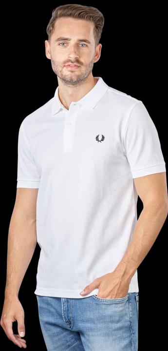 Immagine prodotto Fred Perry Polo a tinta unita bianca (XXL)