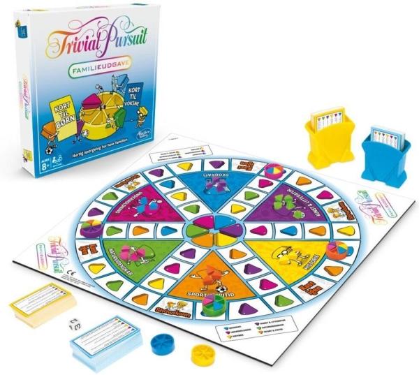 Actual product image Hasbro Gaming Trivial Pursuit Family Edition Board Game Trivia (German)