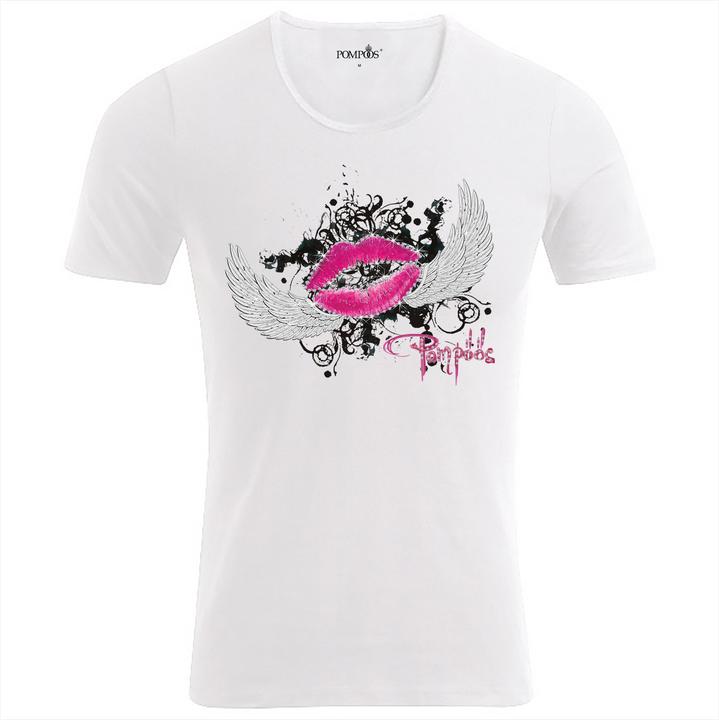 Produktbild Pompöös T-Shirt Herren "Kussmund" - limited Edition T-Shirt Herren - Grösse XL (XL)