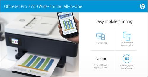 Produktbild HP OfficeJet Pro 7720 (Tintenpatrone, Farbe)