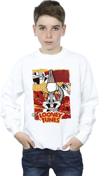 Immagine prodotto Looney Tunes Bugs Rabbit Comic New Year Felpa Ragazzi (152, 158)