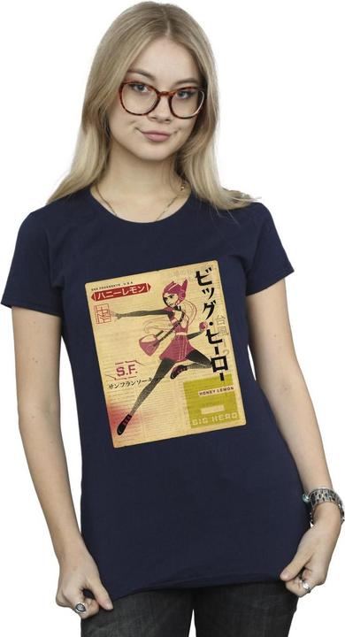 Produktbild Disney Big Hero 6 Baymax Honey Lemon Newspaper TShirt (XXL)